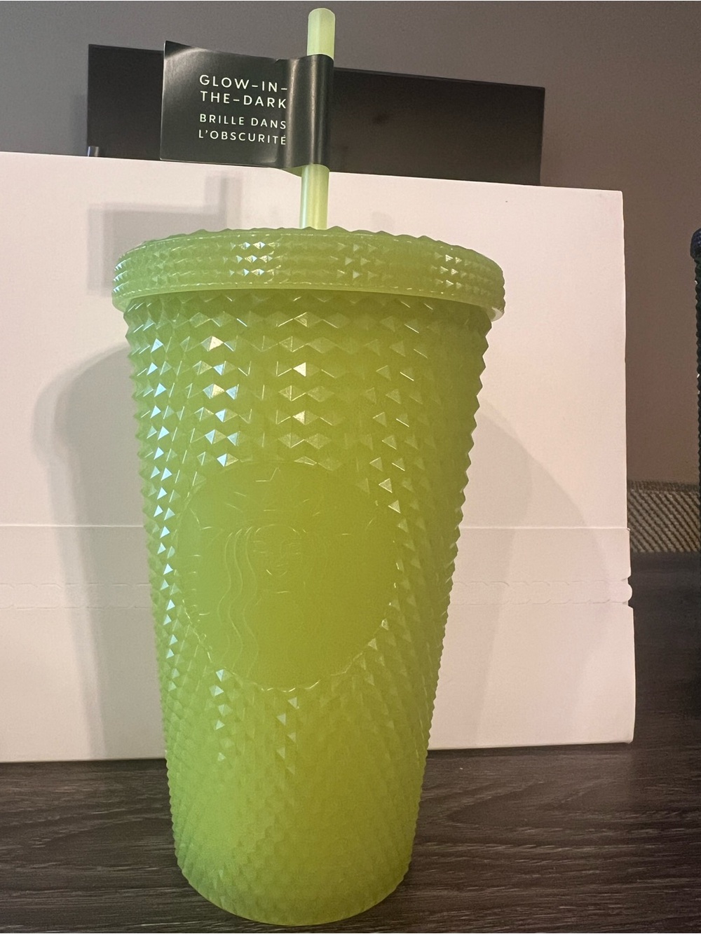Starbucks Glow-In-The-Dark Textured Tumbler - Neon Lime